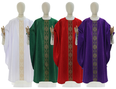 Conjunto de casullas góticas - TODOS LOS COLORES