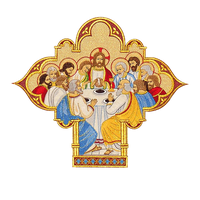 Applique brodée "Dernière Cène"