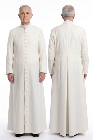 Sotana blanca CASS-B