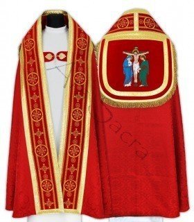 Chape romaine "Crucifixion" KT579-AC25h6