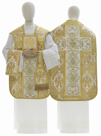 Römische Kasel "Herz von Jesus, Maria, Josef" R822-A60