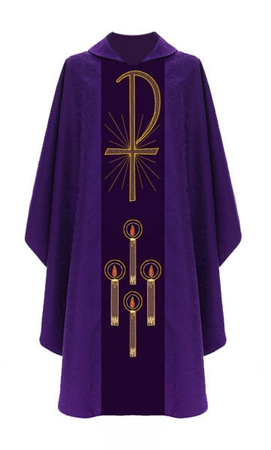 Chasuble gothique "Advent" 877-25