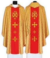 Casulla gótica "Alfa & Omega" 661-GC16