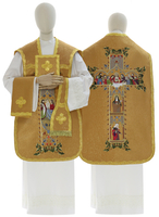 Chasuble romaine "Dernière Cène" R916-G63