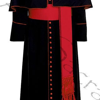 Red cincture for cassock CIN-Cf