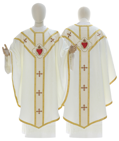 Casula semigotica "Cuore di Gesù" GY881-AK26