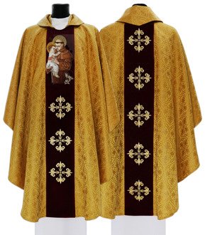 Casulla gótica "San Antonio de Padua" 417-AGC16