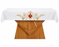 Nappe d'autel "Cœur de Jésus"
