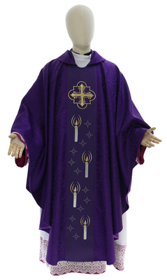 Chasuble gothique "Advent"