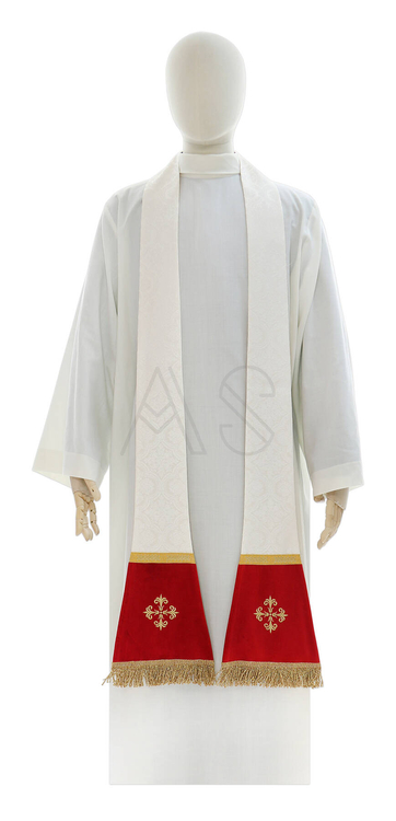 Casulla gótica "Corazón de Jesús, María, José" G822-A25