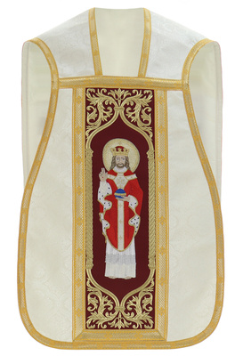 Chasuble romaine "Christ le roi" R467-KC25