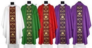 Set di 4 casule gotiche SET-603-A25