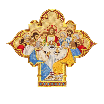 Applicazione ricamata "Ultima Cena