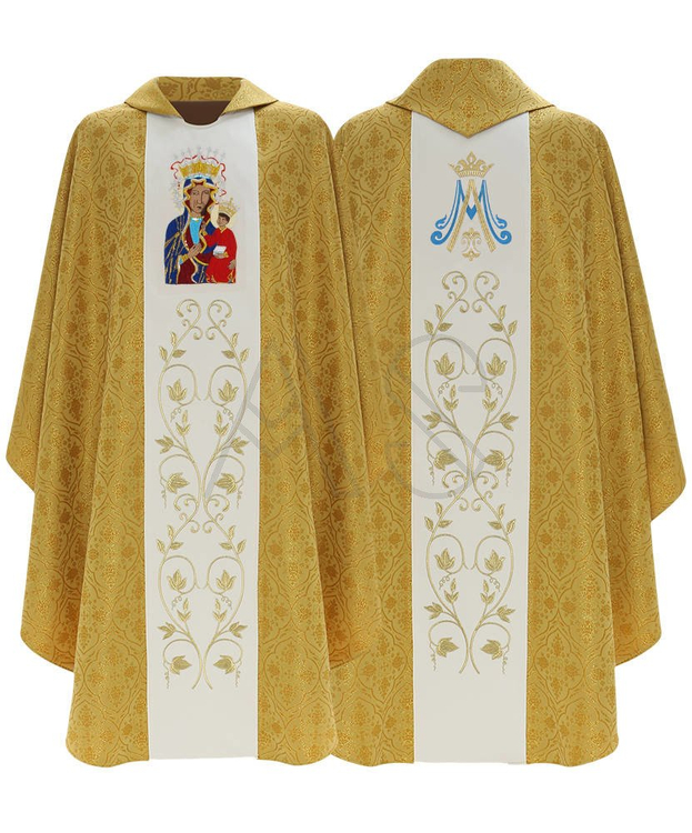 Gothic Chasuble "Black Madonna of Czestochowa" 808-G16