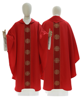 Gothic Chasuble "Jerusalem Crosses" 103-C
