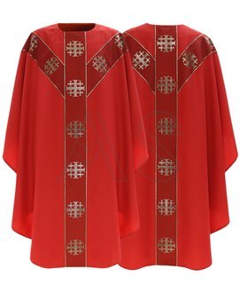 Casulla semigótica GY103-C