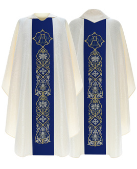 Chasuble gothique mariale 838-AKN25