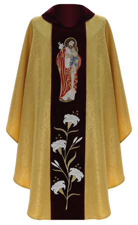 Chasuble gothique "Saint Joseph" 471-AGCC25