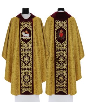 Chasuble gothique "Agneau" 753-AGC16