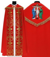 Gothic Cope "Crucifixion" K027-Ch6f