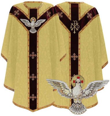 Semi Gothic Chasuble "Holy Spirit" GY809-AGC26