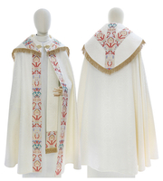 Capa pluvial semigótica "Tapiz de coronación"