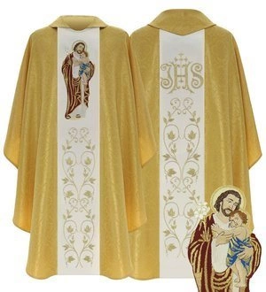 Casulla gótica "Saint Joseph" 469-GK25