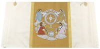 Voile huméral "Ecce Panis Angelorum" Wh3-KG25