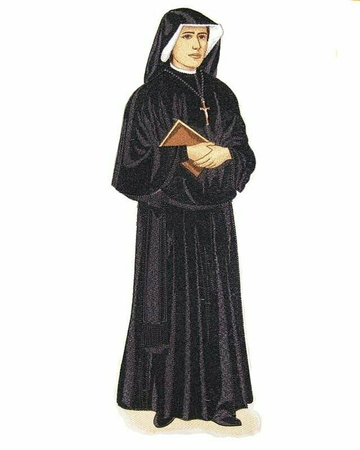 Applique brodée "Sainte Faustine"
