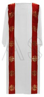 Dalmatique gothique '"Croix de Jérusalem" - en stock, expédition sous 24h
