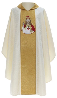 Chasuble gothique "Christ le roi" 840-KG25