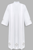 Alb with white Jerusalem crosses A4-B