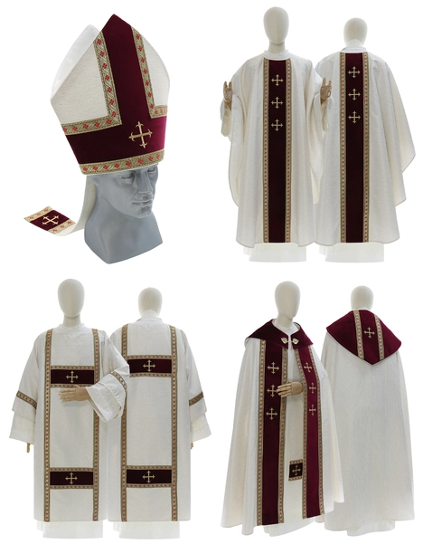 Conjunto de vestimentas litúrgicas SET-940-91