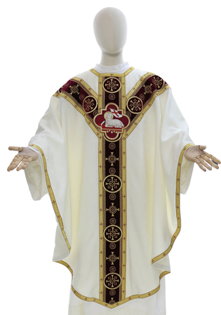 Semi Gothic Chasuble "Lamb" GY883-AKC26