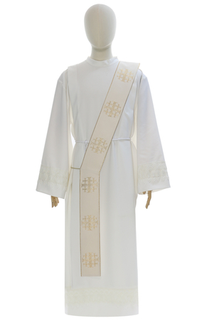 Stola da diacono "Croci di Gerusalemme" SD103-K