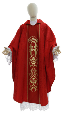Gothic Chasuble IHS