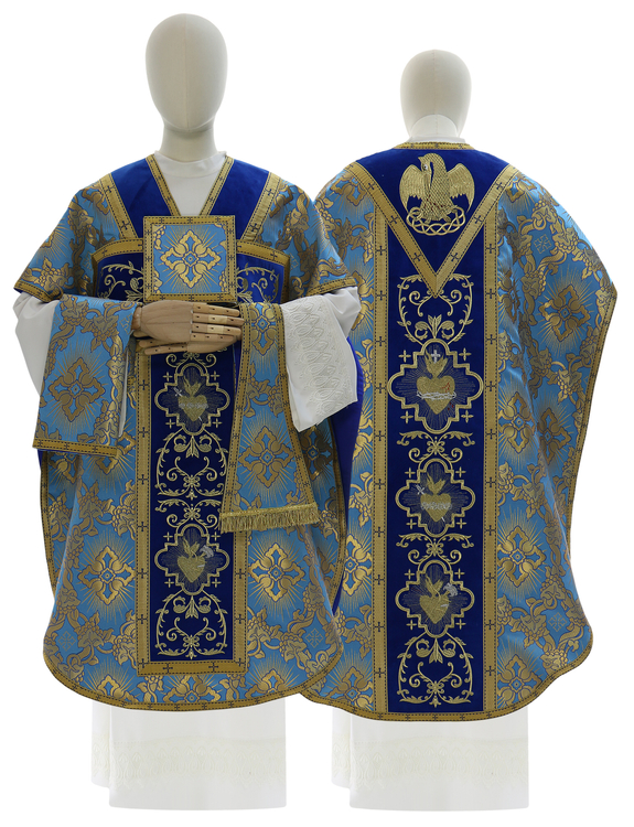 Kasel "St. Philip Neri" "Herz von Jesus, Maria, Josef" F822-AN9-PEL