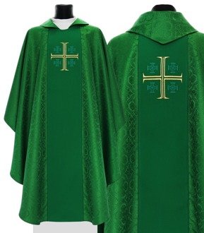 Casulla gótica "Cruces de Jerusalén" 725-Z25