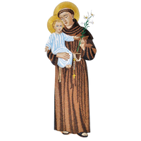 Bestickte Applikation "Sankt Antoni"