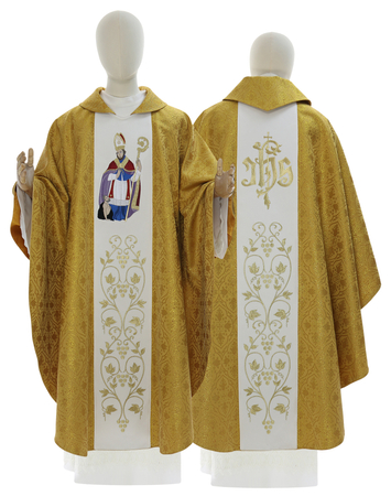 Casulla gótica "San Martín" 494-16
