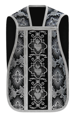 Casulla romana "Corazón de Jesús, María, José" R822-ACZS9