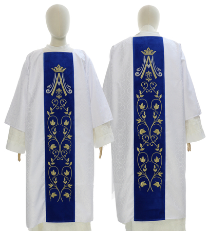 Dalmática gótica mariana D537-ABN25