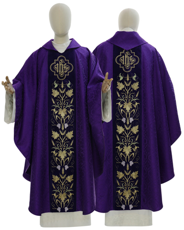 Chasuble gothique "IHS" 857-A25