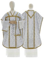 Chasuble en soie "Saint Philippe Neri" F068-B39n