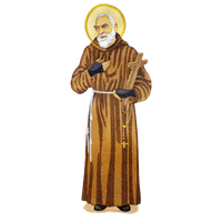 Applique brodée "Saint-Père pio"