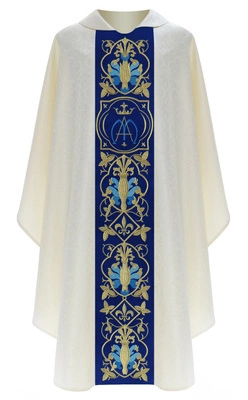 Marianische gotische Kasel 872-AKN25