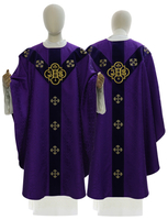 Chasuble semi-gothique "IHS" GY906-A25