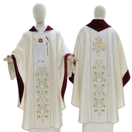Casula gotica "Gesù Risorto" 891-A25