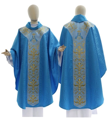 Marian gothic chasuble