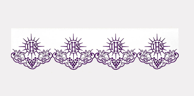 Altar cloth IHS OBR-31
